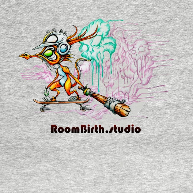 skater fox t-shirt 3 by roombirth